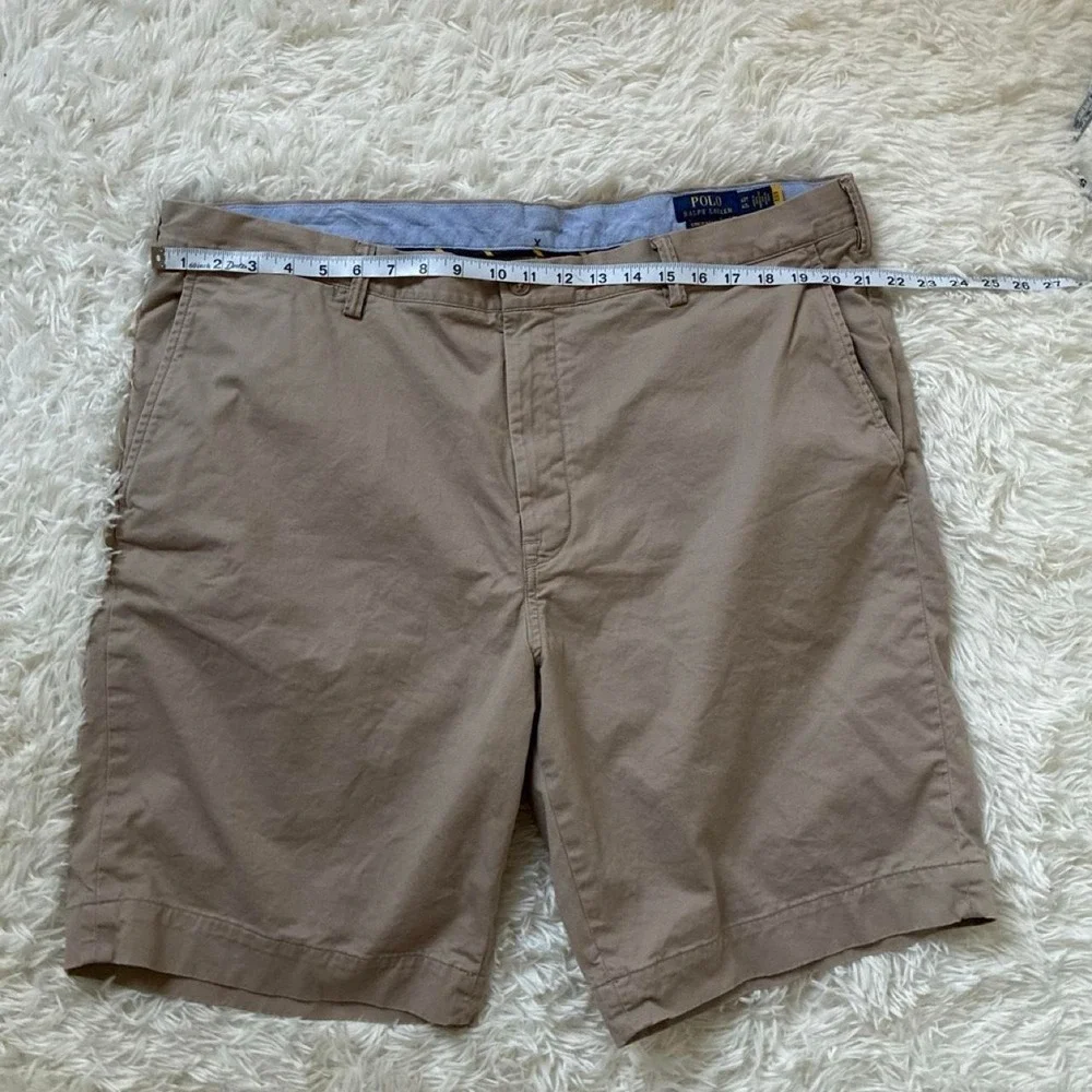 Polo Ralph Lauren Stretch Classic Fit The Polo Chino Shorts 100% Cotton Size 42